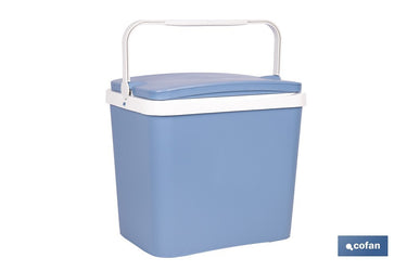 Cofan – Nevera Rígida Azul Claro | 24 Litros | Ligera y Resistente | Ideal para Playa, Pícnics y Viajes